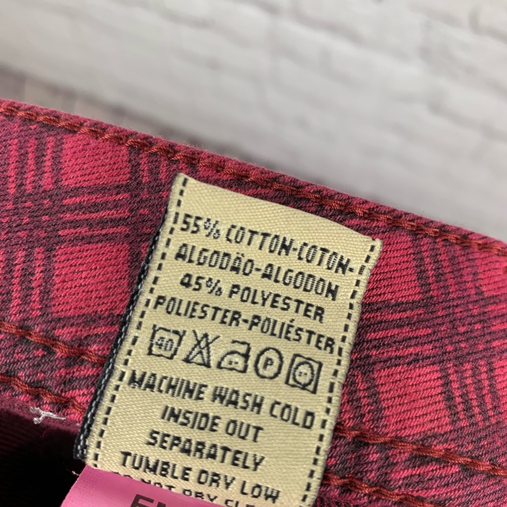 DL1961 Hipster Emma Bedford Plaid Legging Ankle Jeans Size 28x28 - Picture 8 of 8